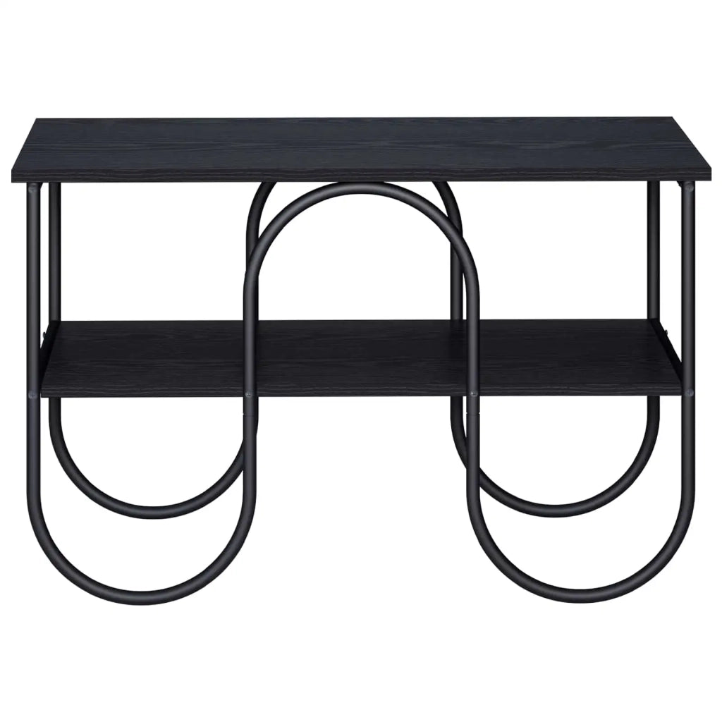 Supporto TV 80 x 40 x 50 cm Rovere Nero Legno multistrato 8007900