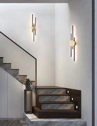 Lampada Da Parete Led App1437-w Black Gold