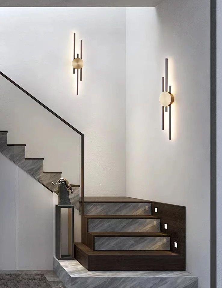 Lampada Da Parete Led App1437-w Black Gold