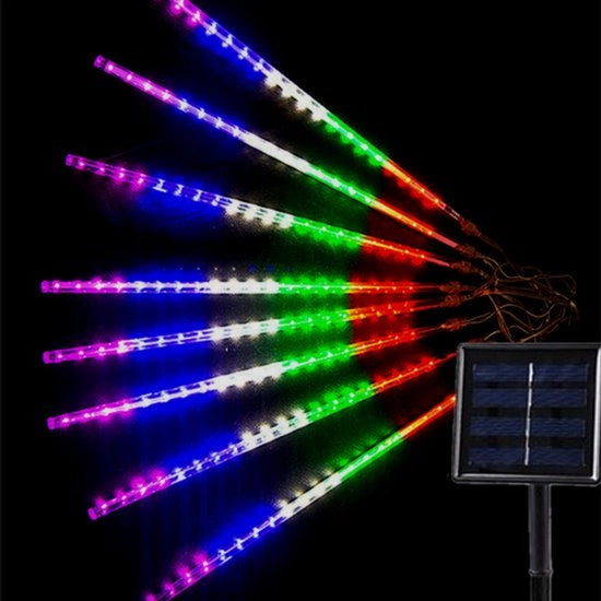 Lanterna a strisce di luce per illuminazione esterna, decorazione per giardino e terrazza, lampada a LED per illuminazione di fondo, 30CM10, illuminazione blu
