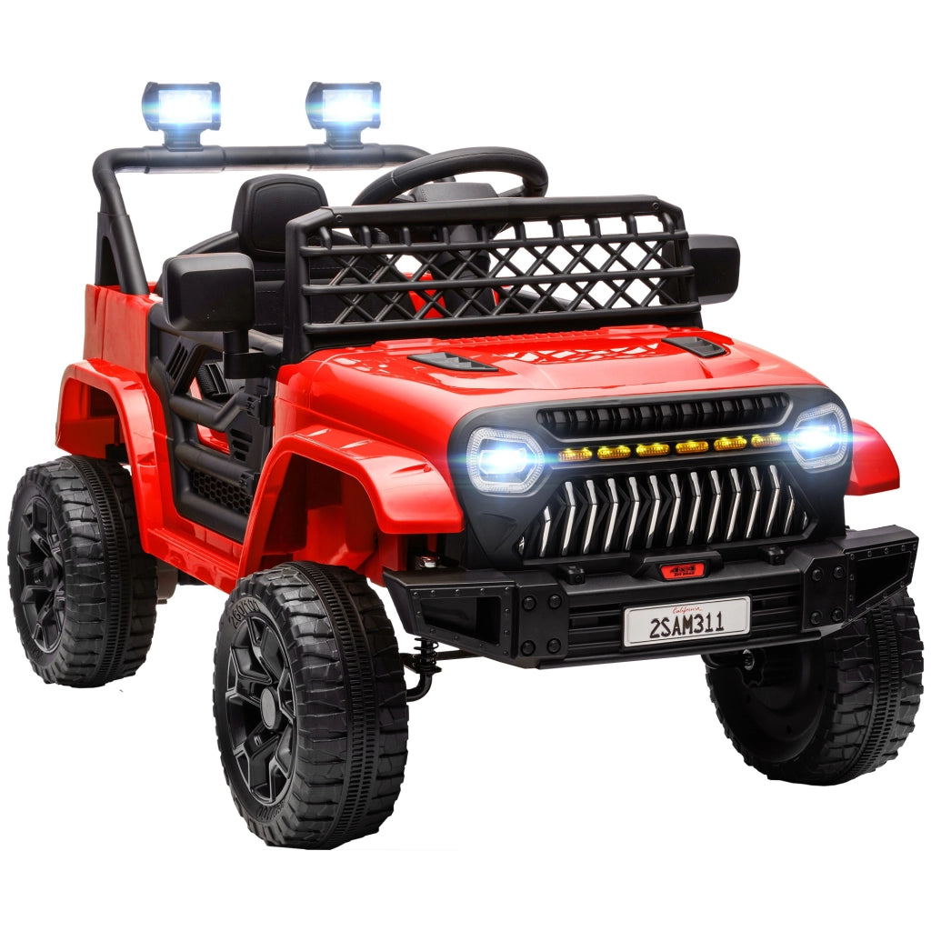 Auto Elettrica per Bambini con Telecomando ¨C zephmum ¨C Rosso 12V