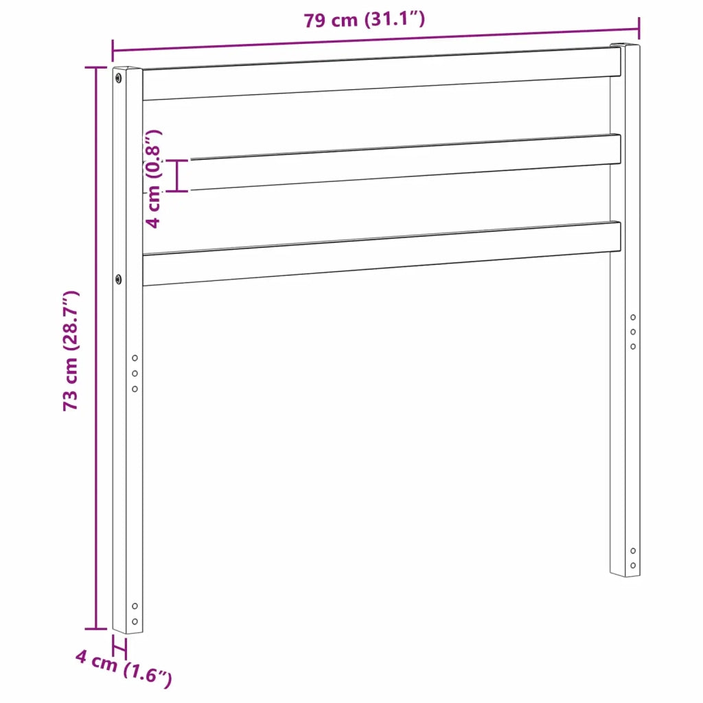 Modulo Braccioli 2 pz Bianco 79 x 4 x 73 cm 901582