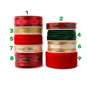 NASTRO NATALIZIO 9ASS ORO 4MT