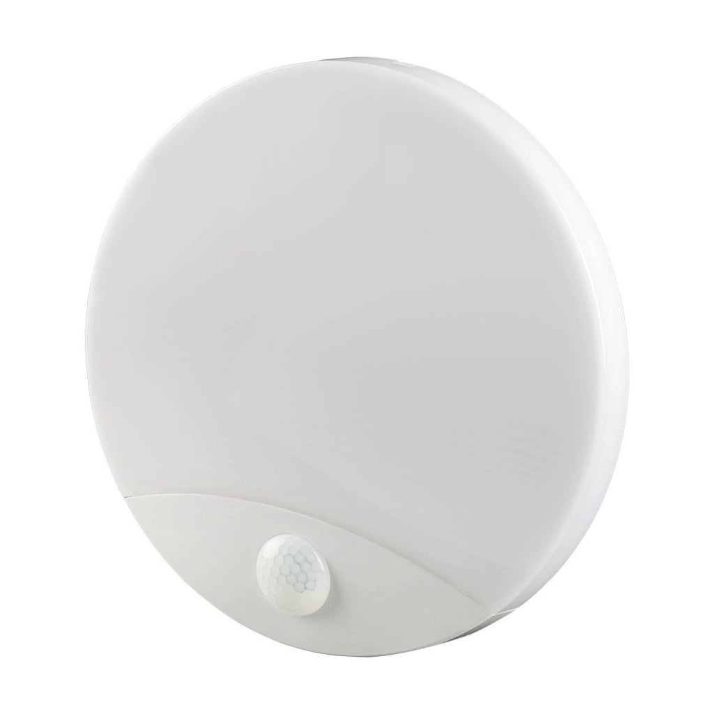 V-TAC PRO Plafoniera LED Chip Samsung Rotonda 15W con Sensore PIR Colore Bianco 3in1 IP44