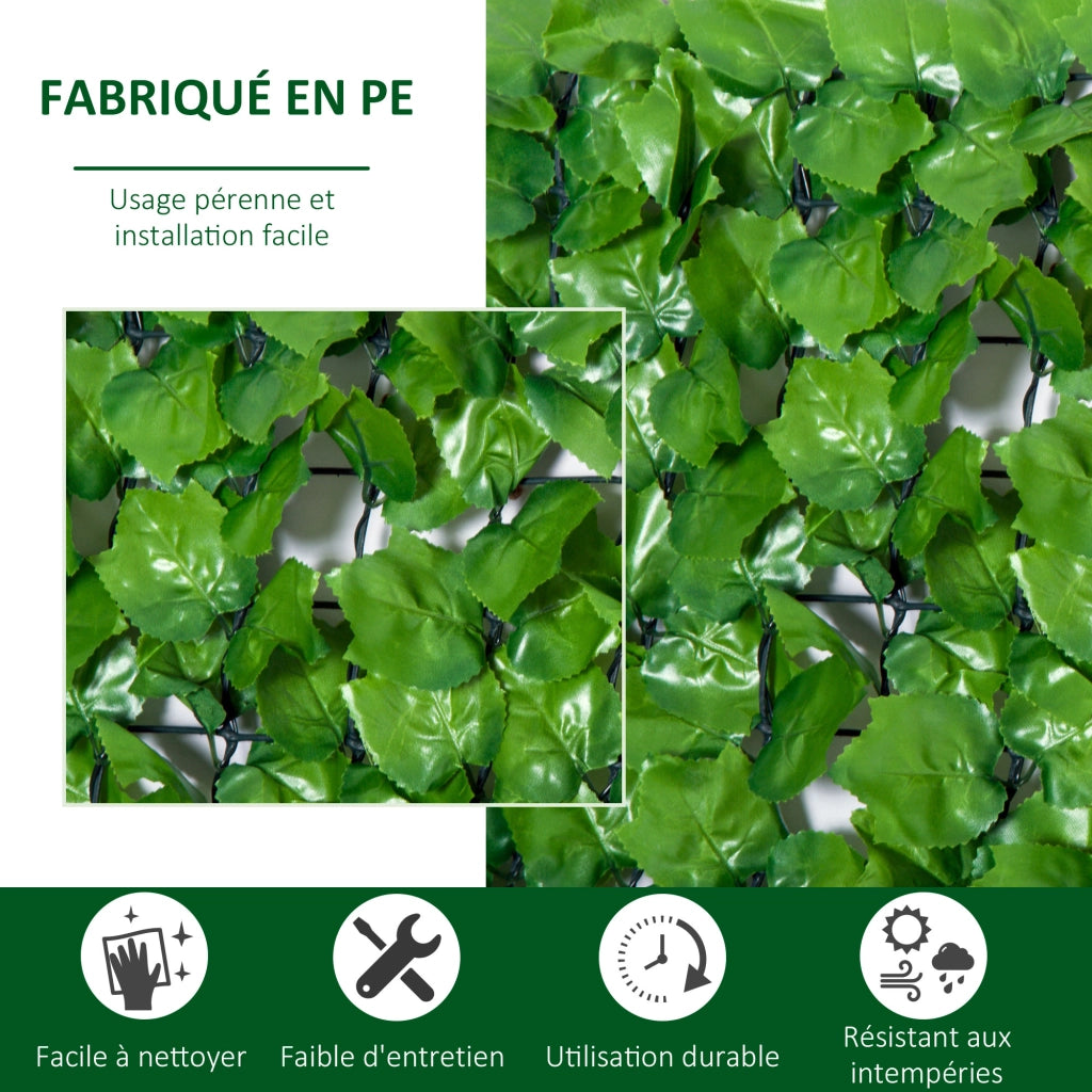 Hedge Artificiale Brise-Vue ¨C zephmum ¨C Verde 300x100 cm