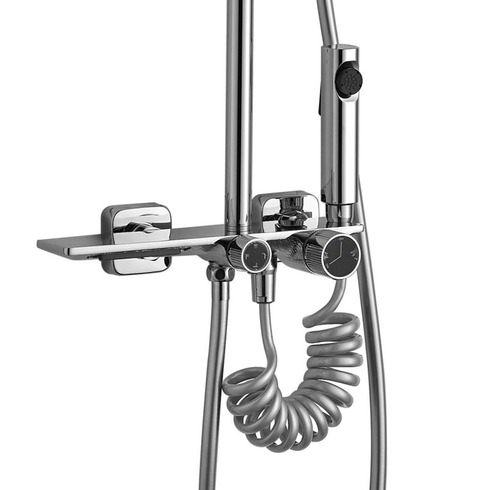 Set Doccia Rea Helix Chrom