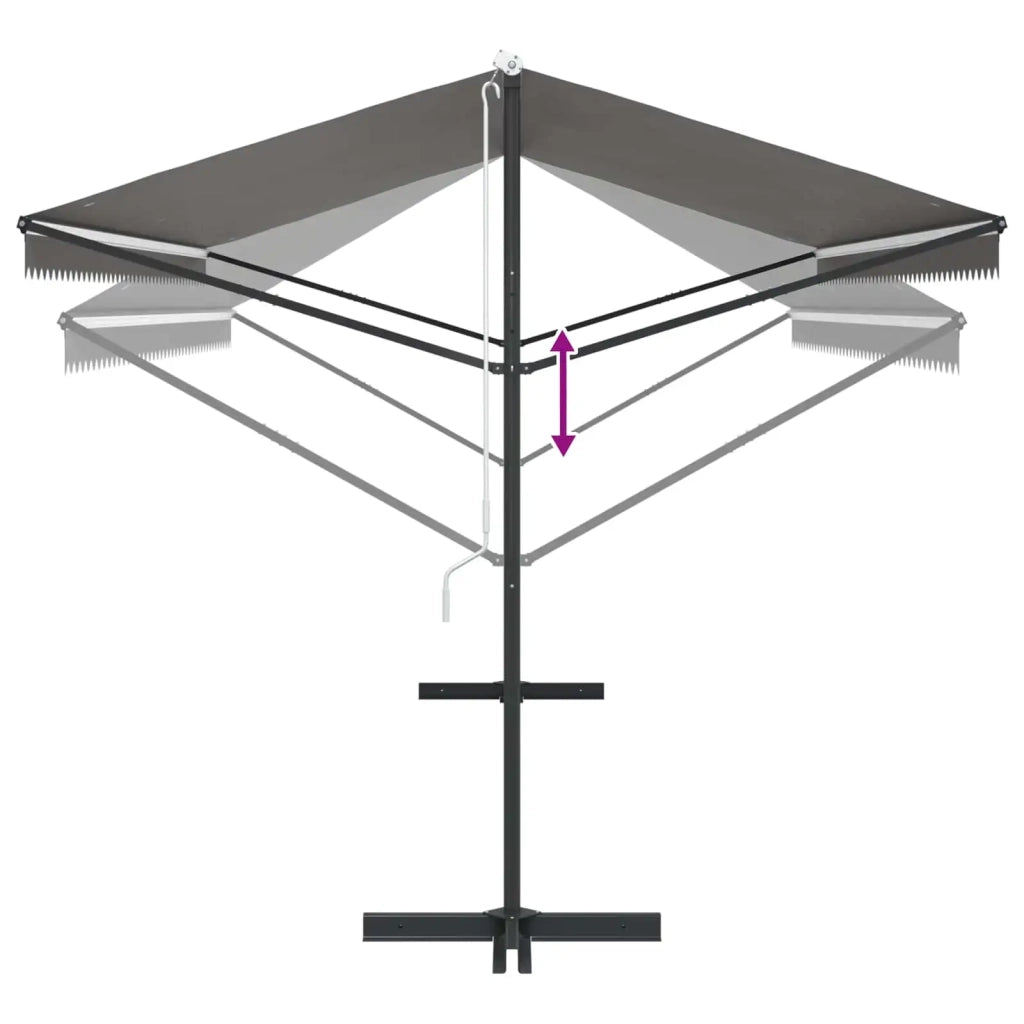 Tenda autoportante Grigio 5 x 3 m Poliestere