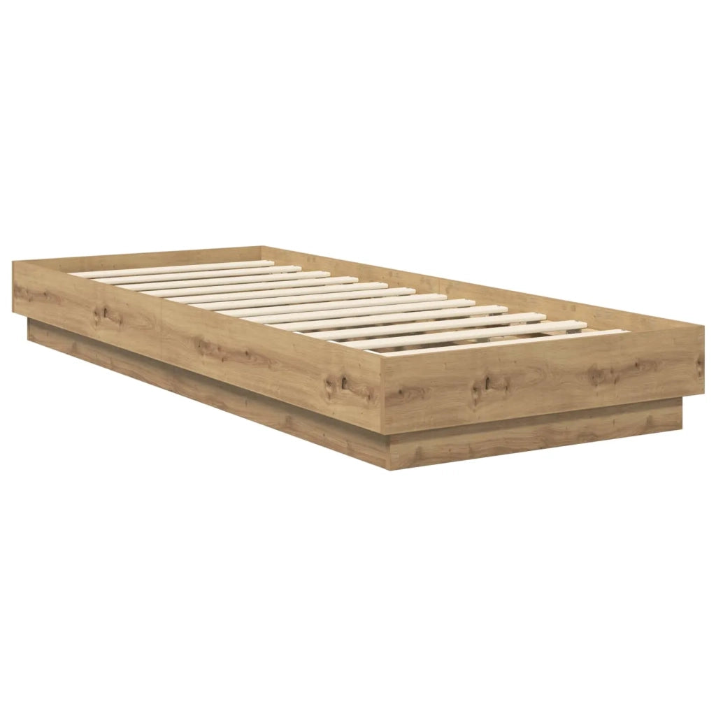 Struttura letto a pavimento Rovere Artigianale 80 x 200 cm 8009074