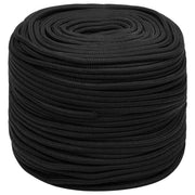 Corda per barca Completamente Nera 8 mm 50 m in Polipropilene 152502