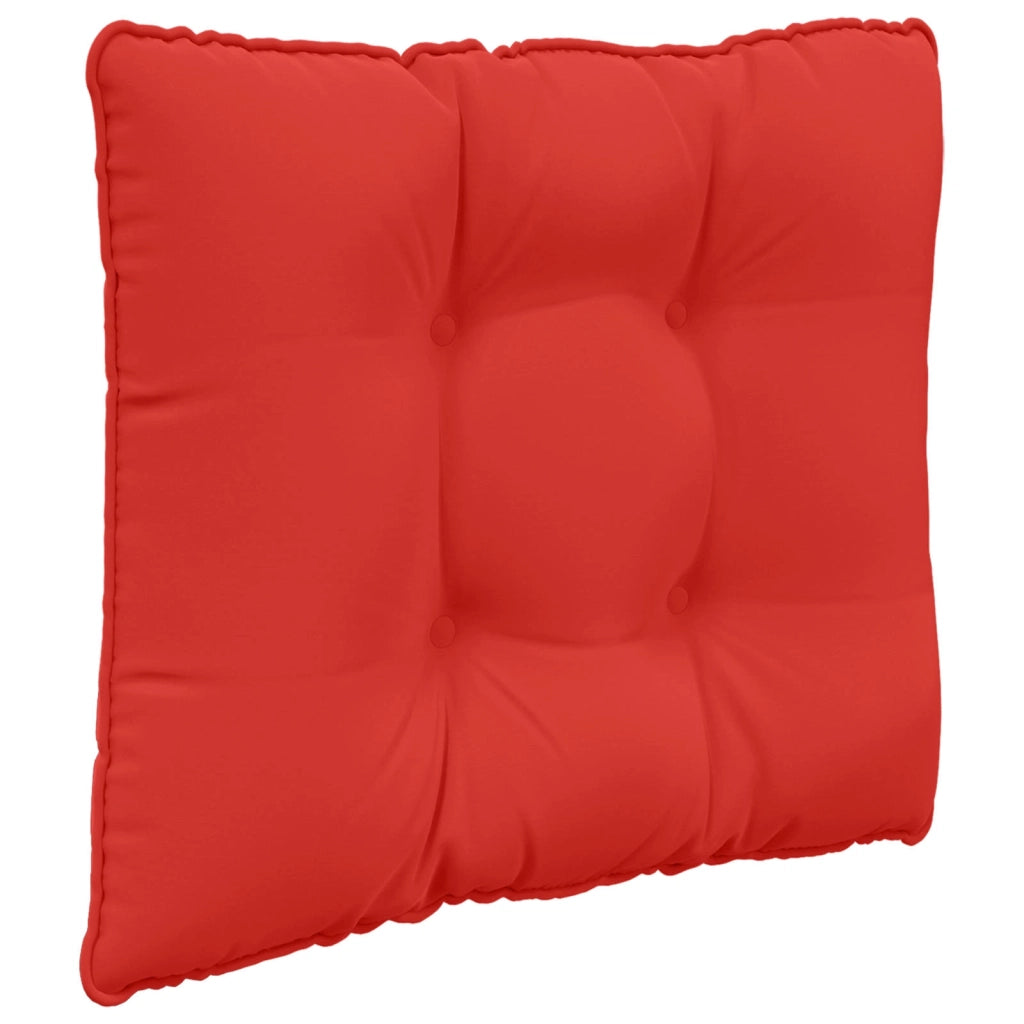 Cuscino per divano da esterno 3 pcs Rosso Poliestere
