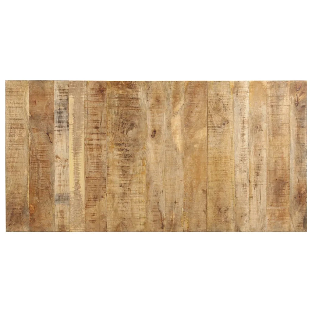 Tavolo da Pranzo 180x90x76 cm in Legno Massello di Mango Grezzo