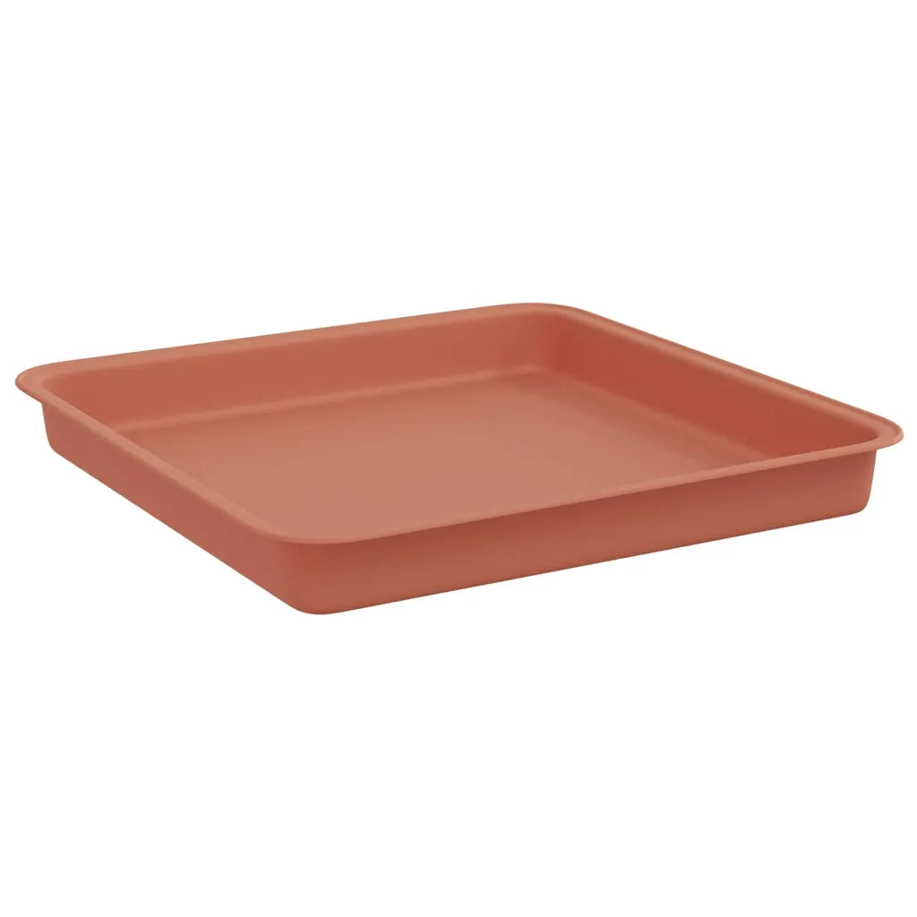 Vasi per Piante 24 pcs Rosso Mattone 23 x 23 x 17,5 cm Plastica