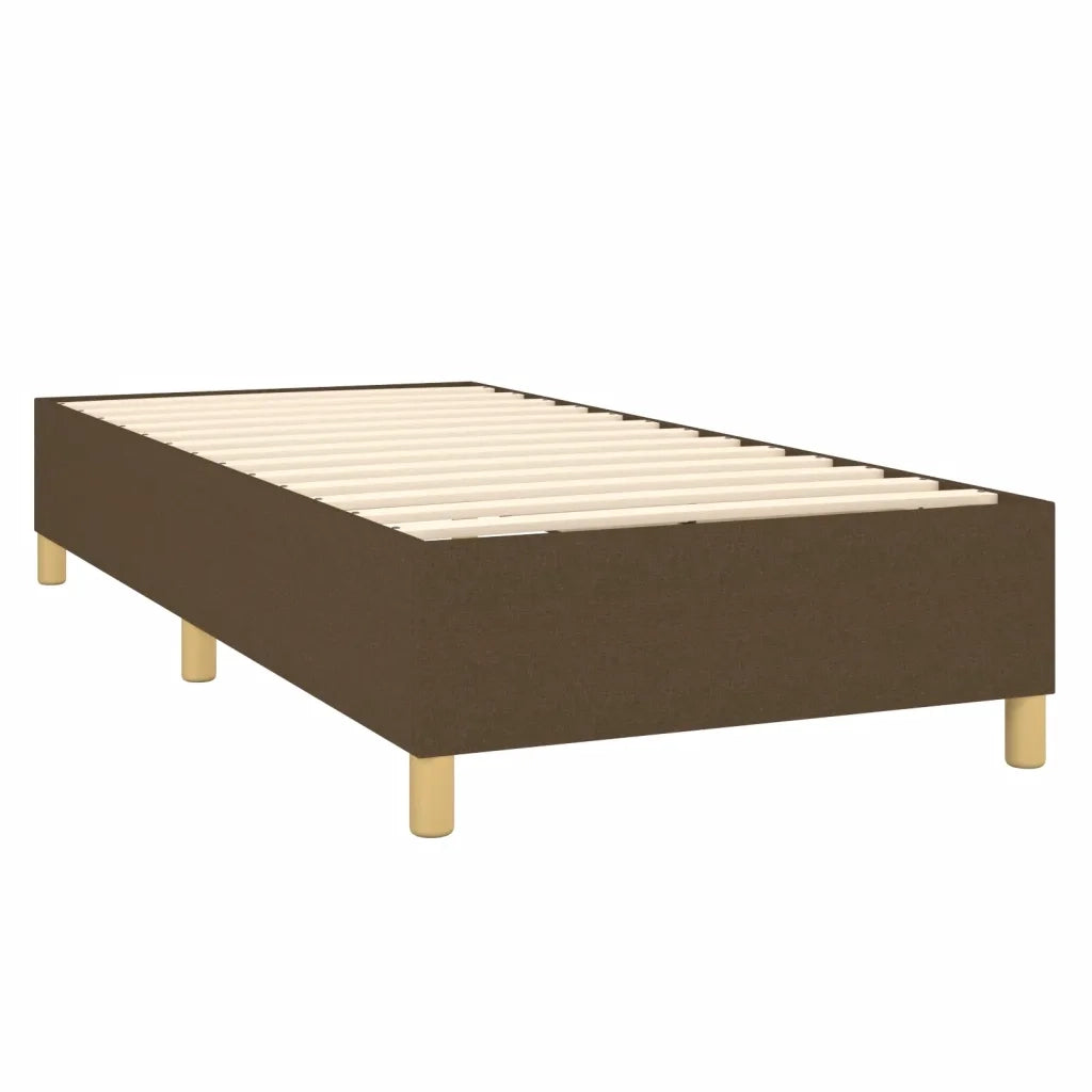 Giroletto a Molle Marrone Scuro 80x200 cm in Tessuto cod mxl 57868