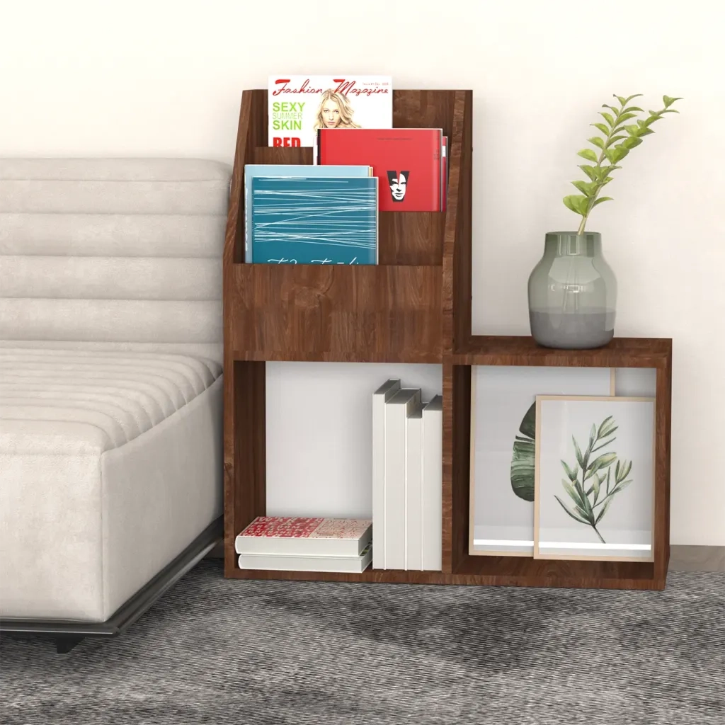 Portariviste per Bambini Rovere Marrone 71x30x78,5cm Legno CFW5924875