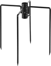 Supporto di stabilizzazione per tubo da 1 pollice, base metallica a 4 punte, stabilizzatore per tubo da 1 pollice, piedini e piastrine per fissaggio sicuro, 1 pezzo