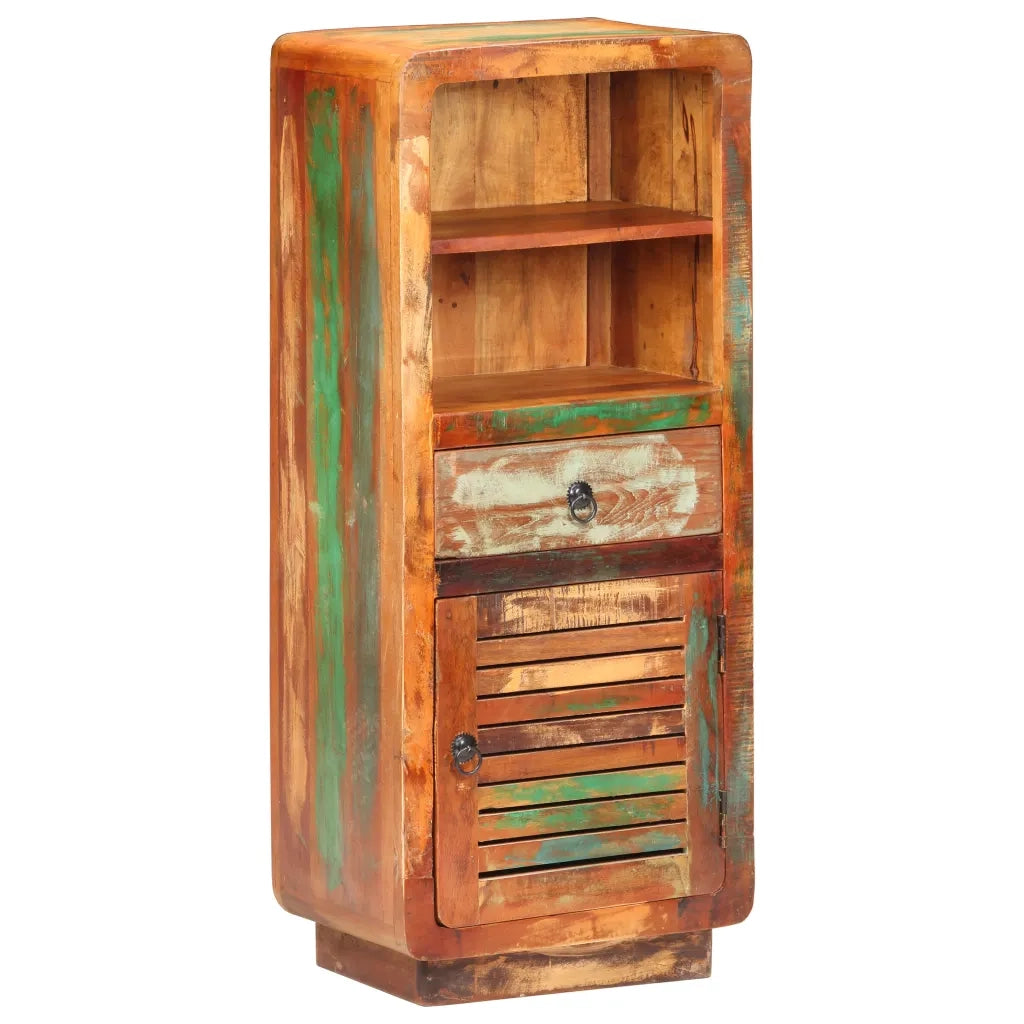 Credenza Alta 45x32x110 cm in Legno Massello di Recupero cod mxl 50059