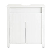 Mobile Sottolavabo Mobile Bagno Mobiletto Per Lavandino Bagno Bianco 60x34x65,5cm BZR101-W SoBuy