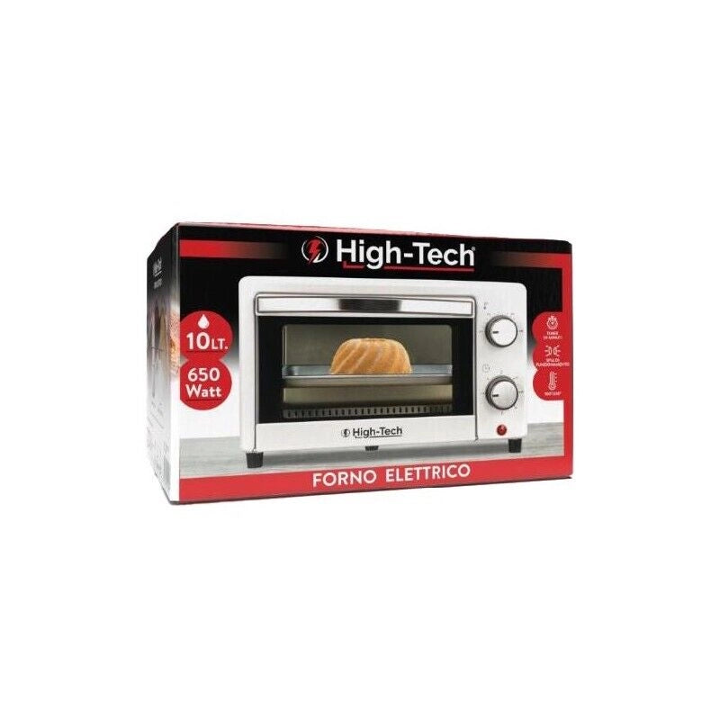 HIGH-TECH FORNO ELETTRICO DA 10LT CON POTENZA 650W COLORE BIANCO
