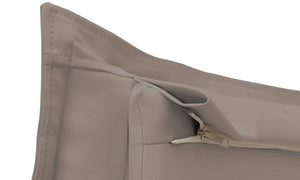 Aconito, Letto Piazza e Mezza Materasso Incluso Made in Italy, Grigio Tortora