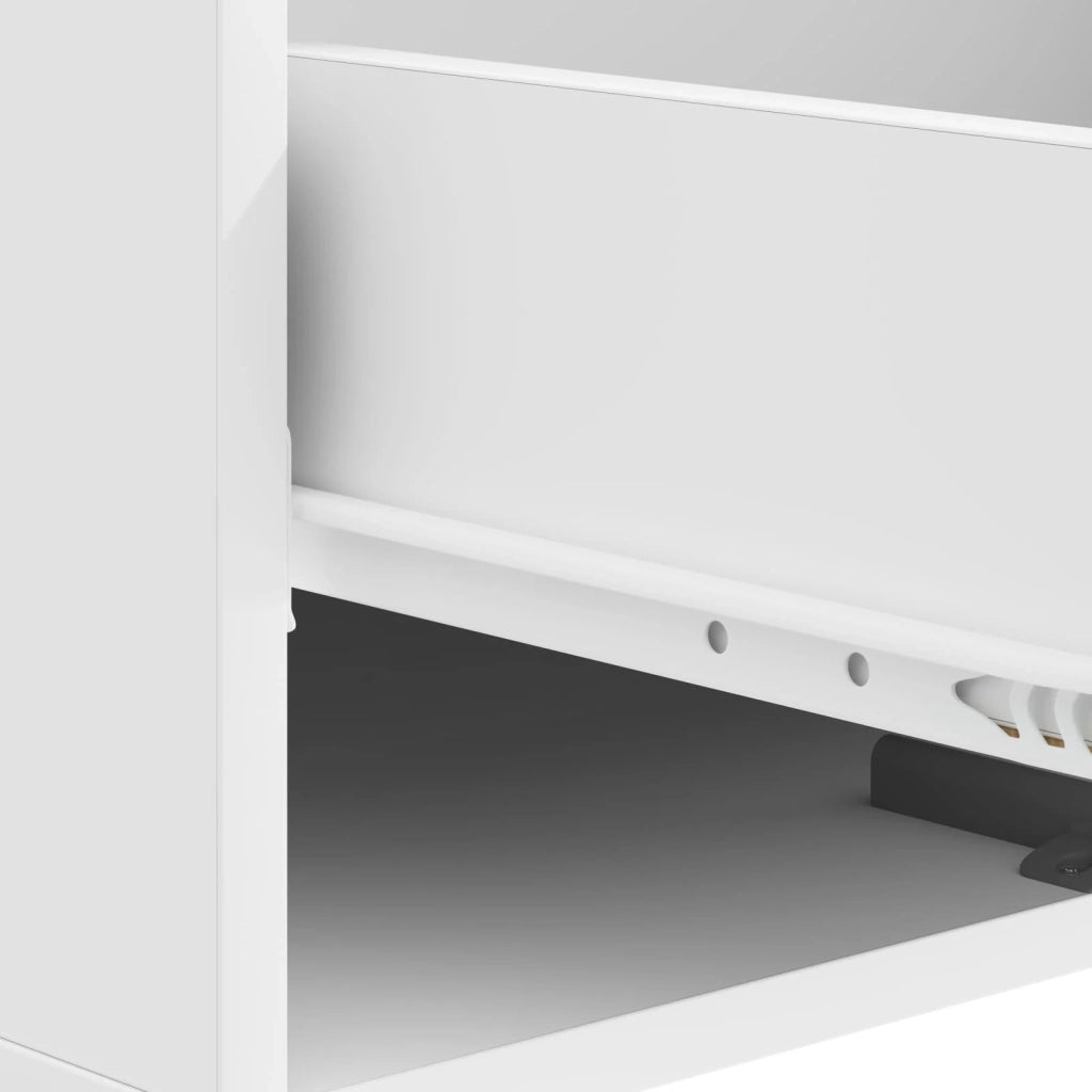 Tavolino da salotto Bianco 49 x 50 x 40 cm Legno ingegnerizzato 894735