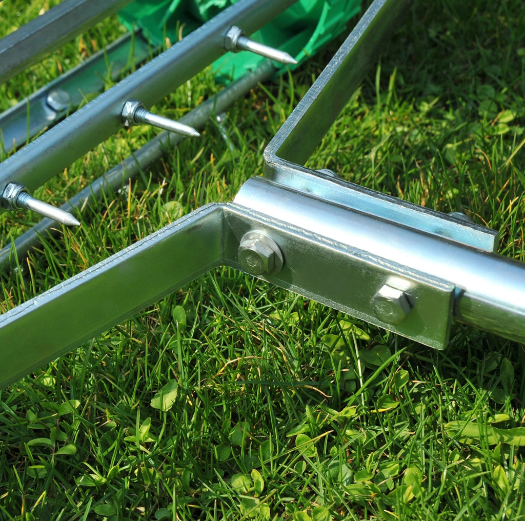 Arieggiatore manuale a rullo con punte, 139 x 43,5 x 15 cm