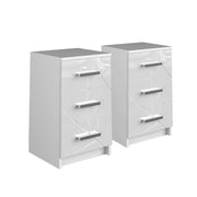 Vicco Comodini camera da letto Bianco 35.5 x 66 cm Set di 2