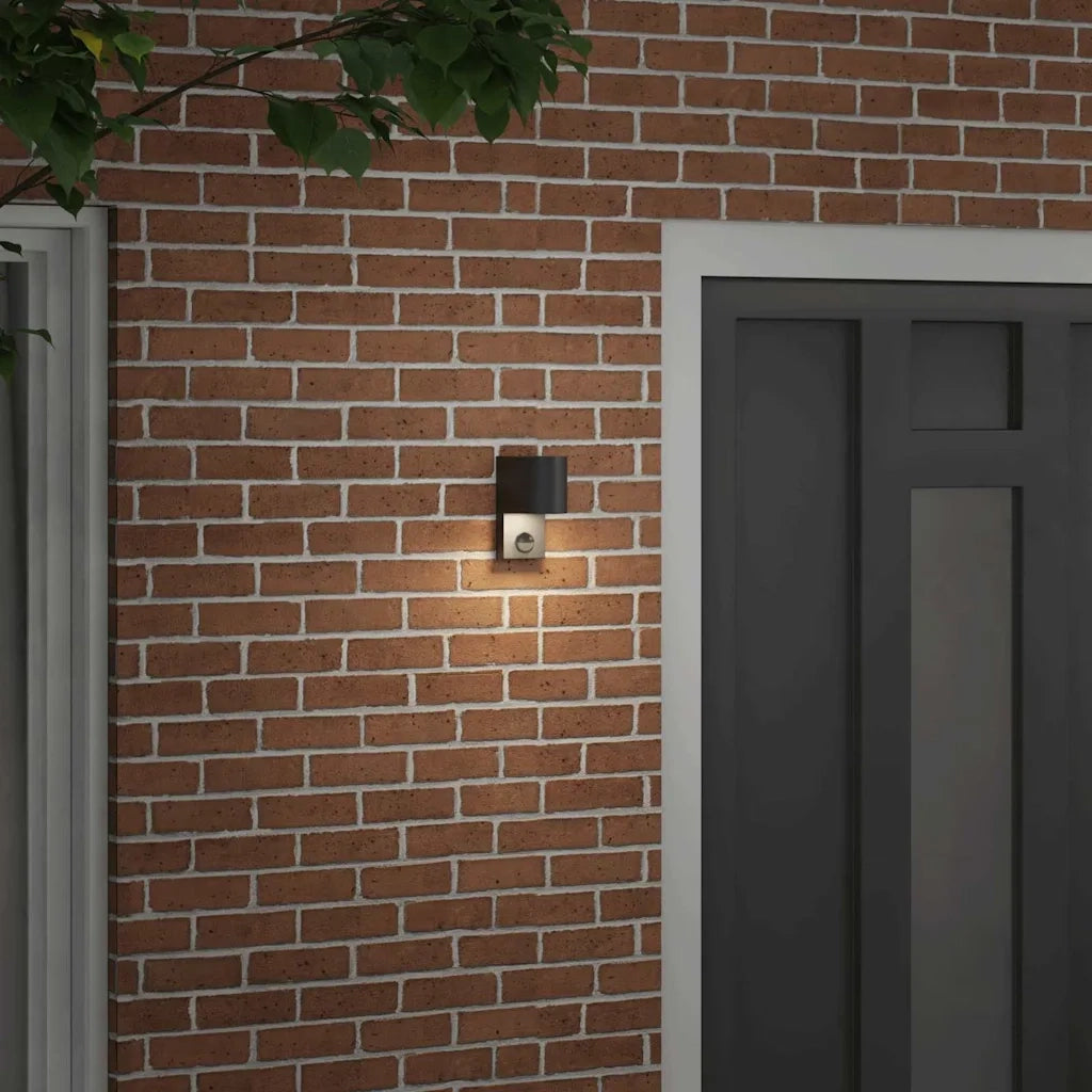 Lampada da Parete Esterna Nero 12 x 7 x 15 cm CFW3267285