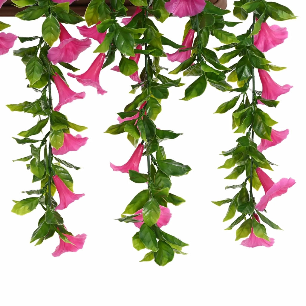 Fiori Artificiali Rosso Porpora 55 x 20 x 55 cm PE e Acciaio 42042384