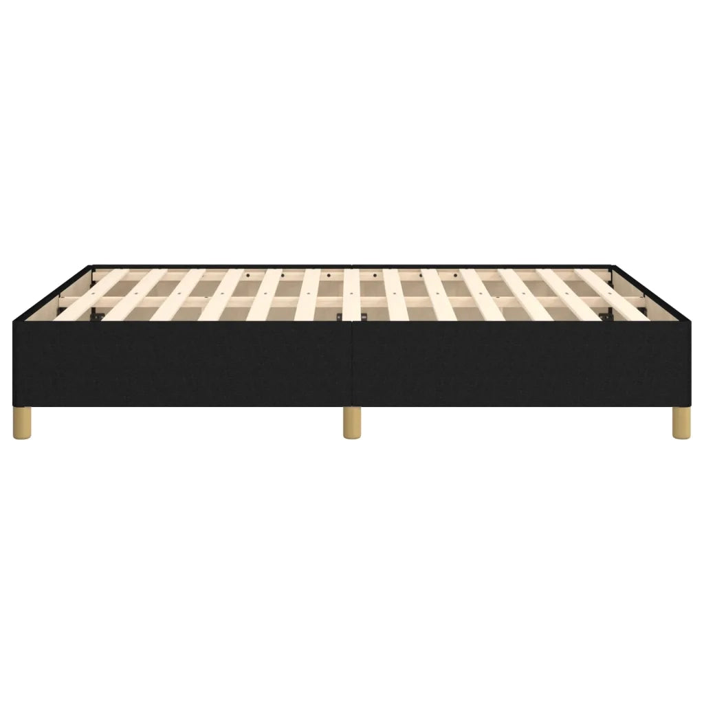 Giroletto senza Materasso Nero 140x190 cm in Tessuto 347159