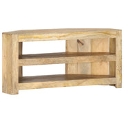 Mobile Porta TV Angolare 90x45x45 cm in Legno Massello di Mango cod mxl 55601