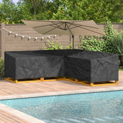 Copertura per mobili Nero 270 x 270 x 80 cm Tessuto Oxford 600D 4105668