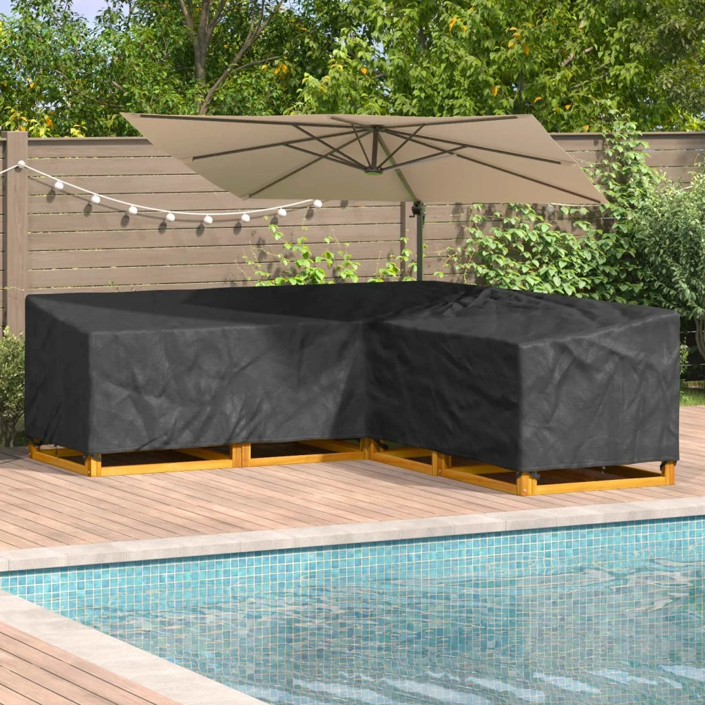 Copertura per mobili Nero 270 x 270 x 80 cm Tessuto Oxford 600D 4105668
