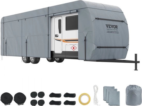 Camper coprente 7315-7925 mm, coprenti camper resistenti alle condizioni climatiche, tenda camper di alta qualità 8280 x 2910 x 2510 mm, coprente camper grande - protezione sicura contro polvere e umidità