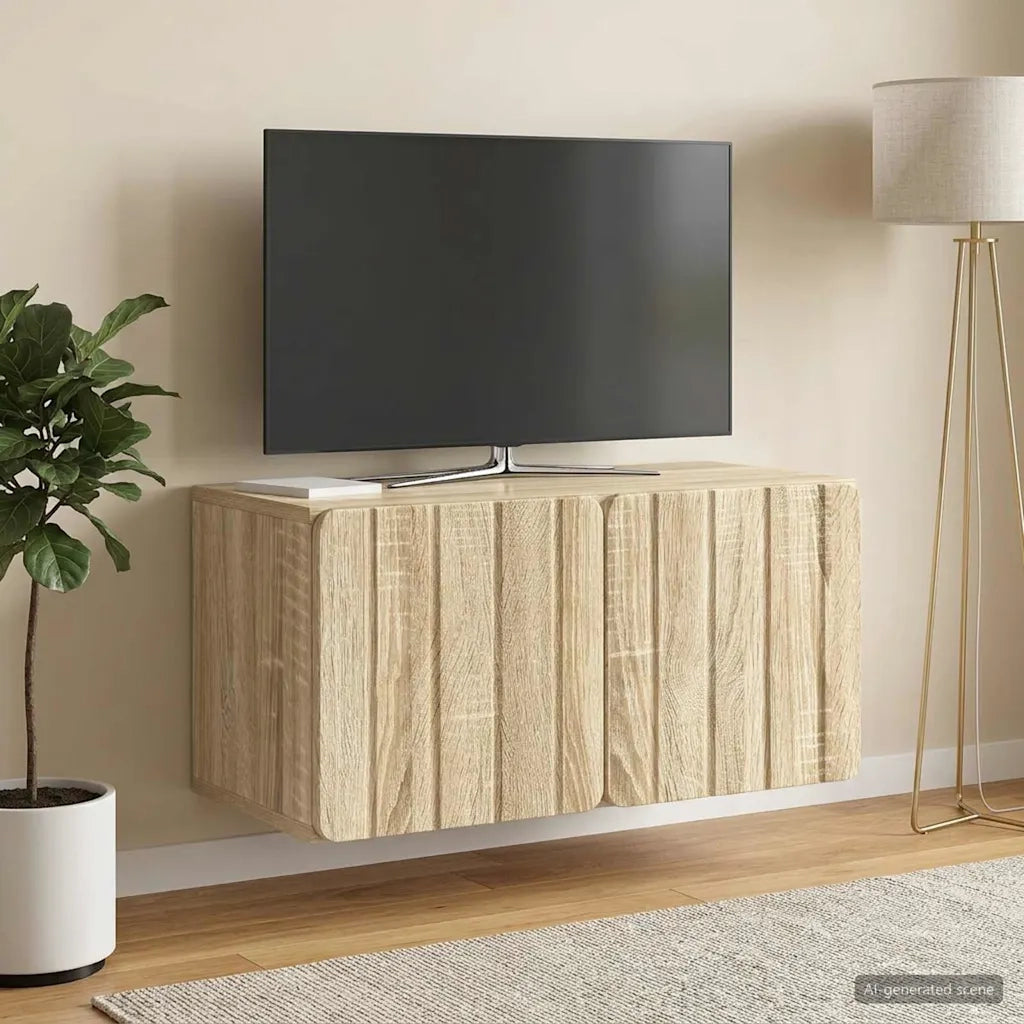 Mobile Porta TV da Muro 59,5 x 31 x 30 cm Rovere Sonoma 898367