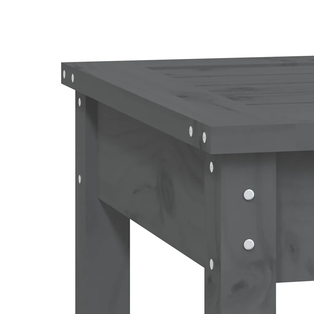 Panchina da Giardino | Panca da Giardino Grigia 109x44x45 cm Legno Massello di Pino
