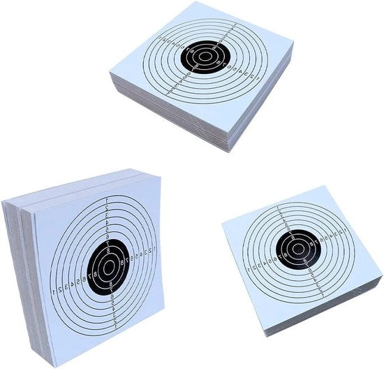 Punti di mira da 14 cm - Set di 100 fogli per addestramento