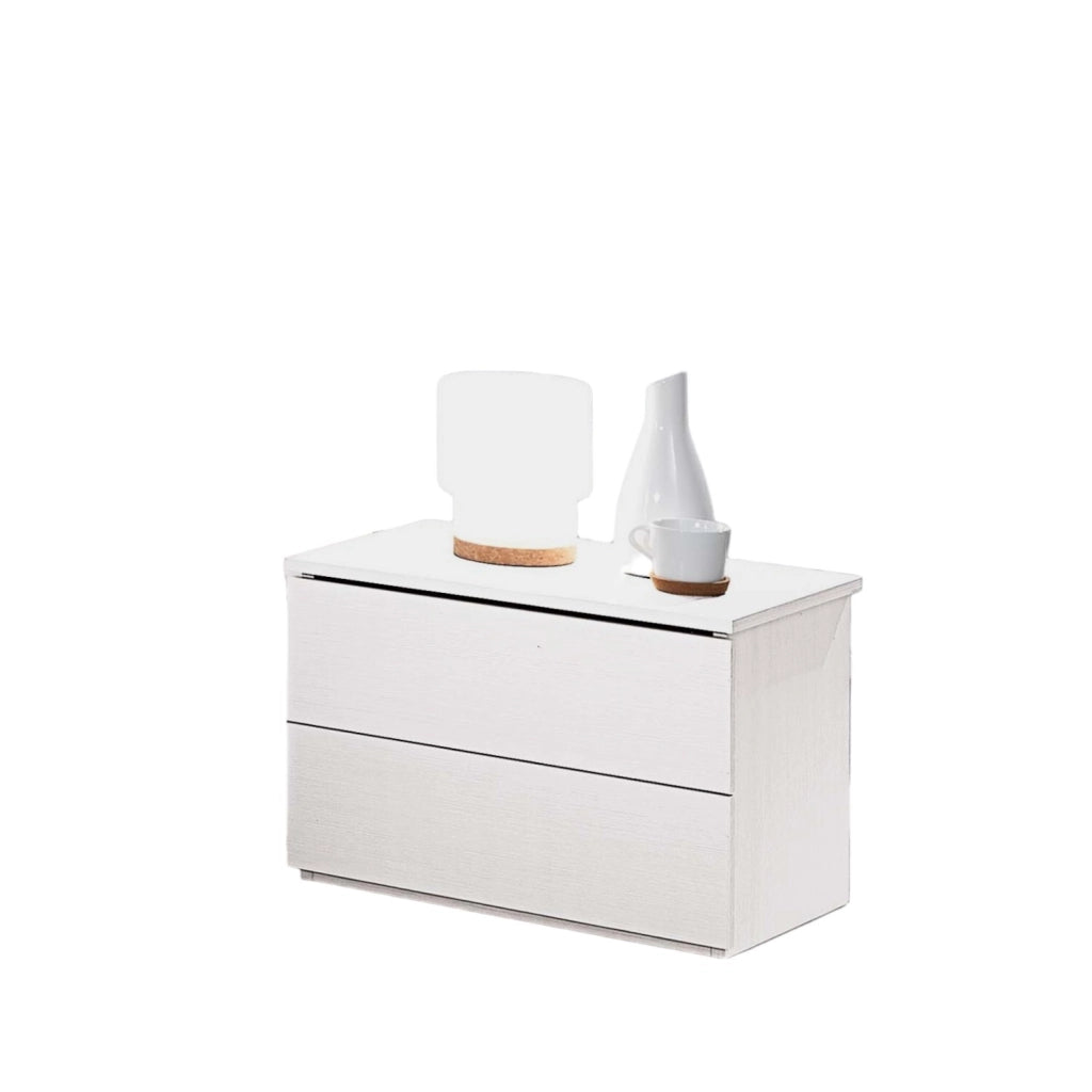 COMODINO SIMPLI BIANCO GR. 49X38XH41CM.