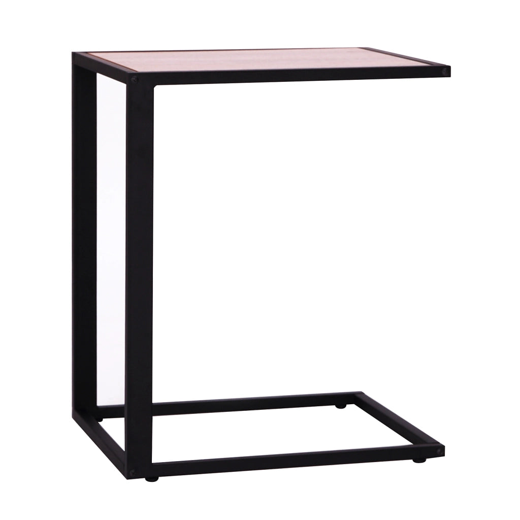 Tavolino da caffe' ¨C Zephmum ¨C MDF 40.6x50.8x64.2 cm noce