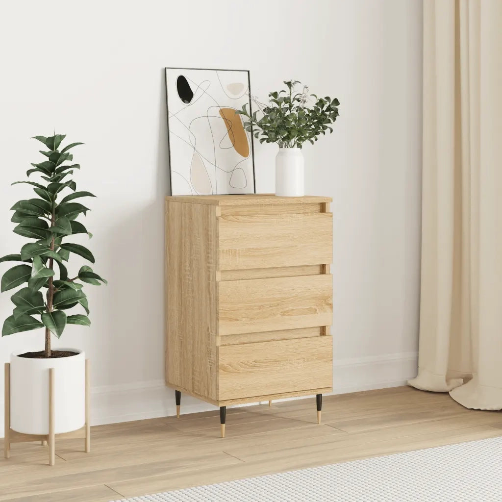 Credenza Rovere Sonoma 40x35x70 cm in Legno Multistrato 831087