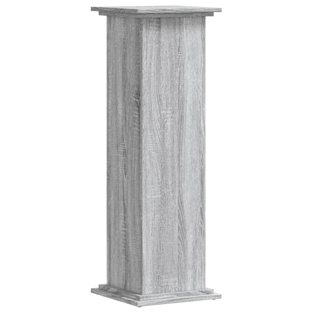 Portavasi Sonoma mobile per fiori 33 x 33 x 100 cm legno ingegnerizzato grigio 02_0045175