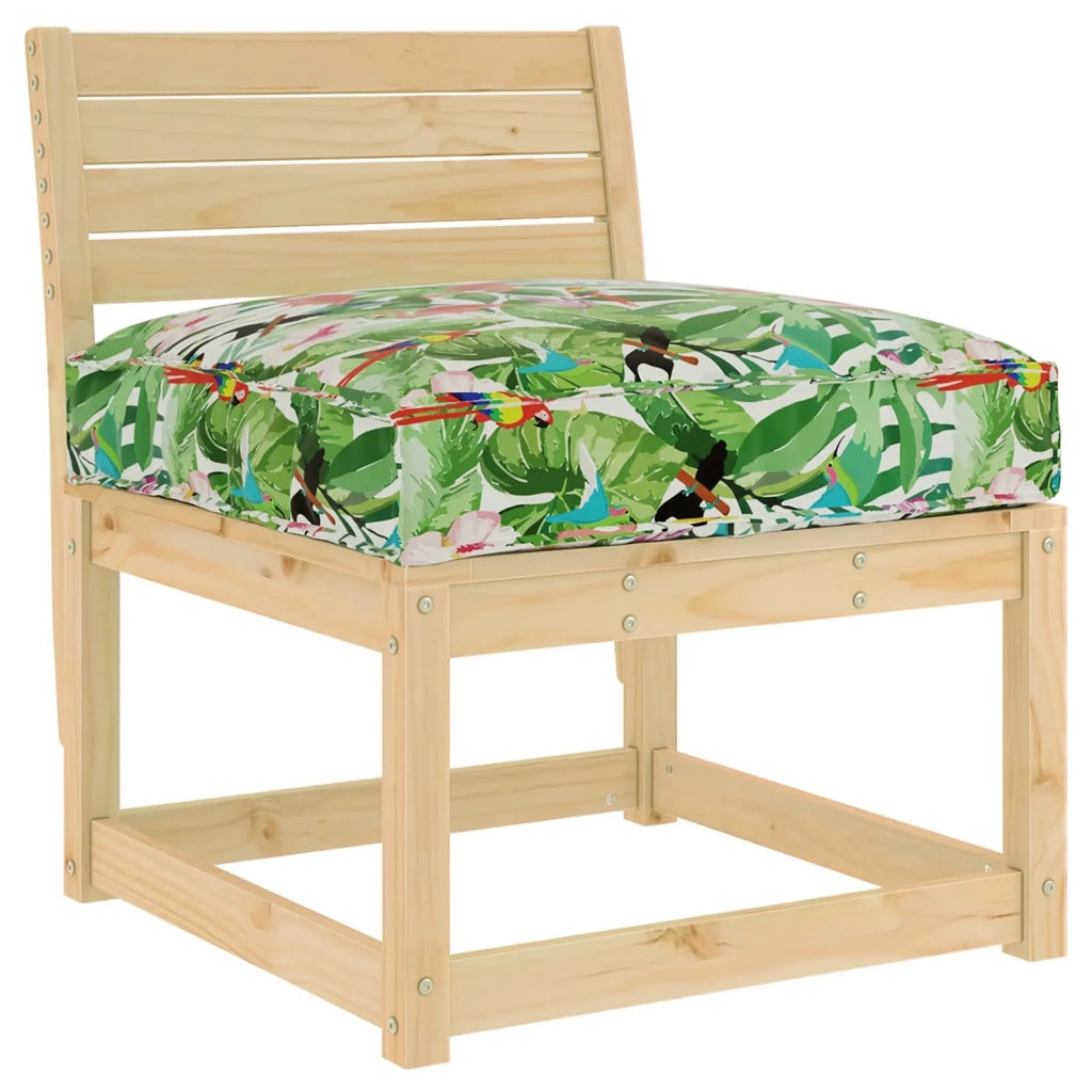 Cuscino Floreale Multicolore 70 x 70 x 12 cm Tessuto Oxford 42001507