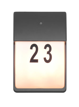 Applique da Esterno Attacco E14 in Alluminio Pressofuso Antracite