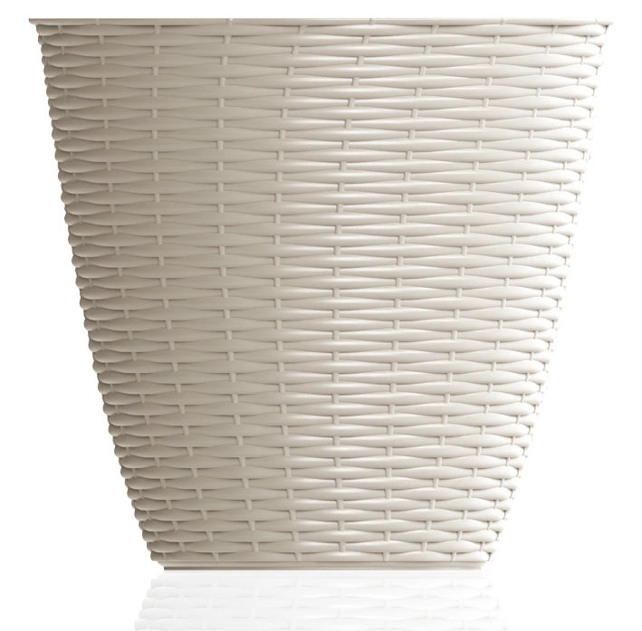 PORTAVASO PAGLIA D14XH13 CM IN COLORAZIONE PANNA 1,2 LT