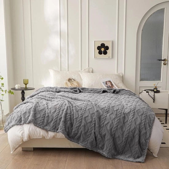 Piuma soffice per il sonno - Coperta morbida per il soggiorno - Tela di cotone per la rilassazione - Sfondo per la camera da letto - Facile da pulire - Ideale per la rilassazione - Sprei perfetto per ogni stanza