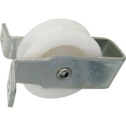 CARRUCOLA NYLON STAFFA FISSA SELF - ZINCATA D.MM 25- 5 pezzi