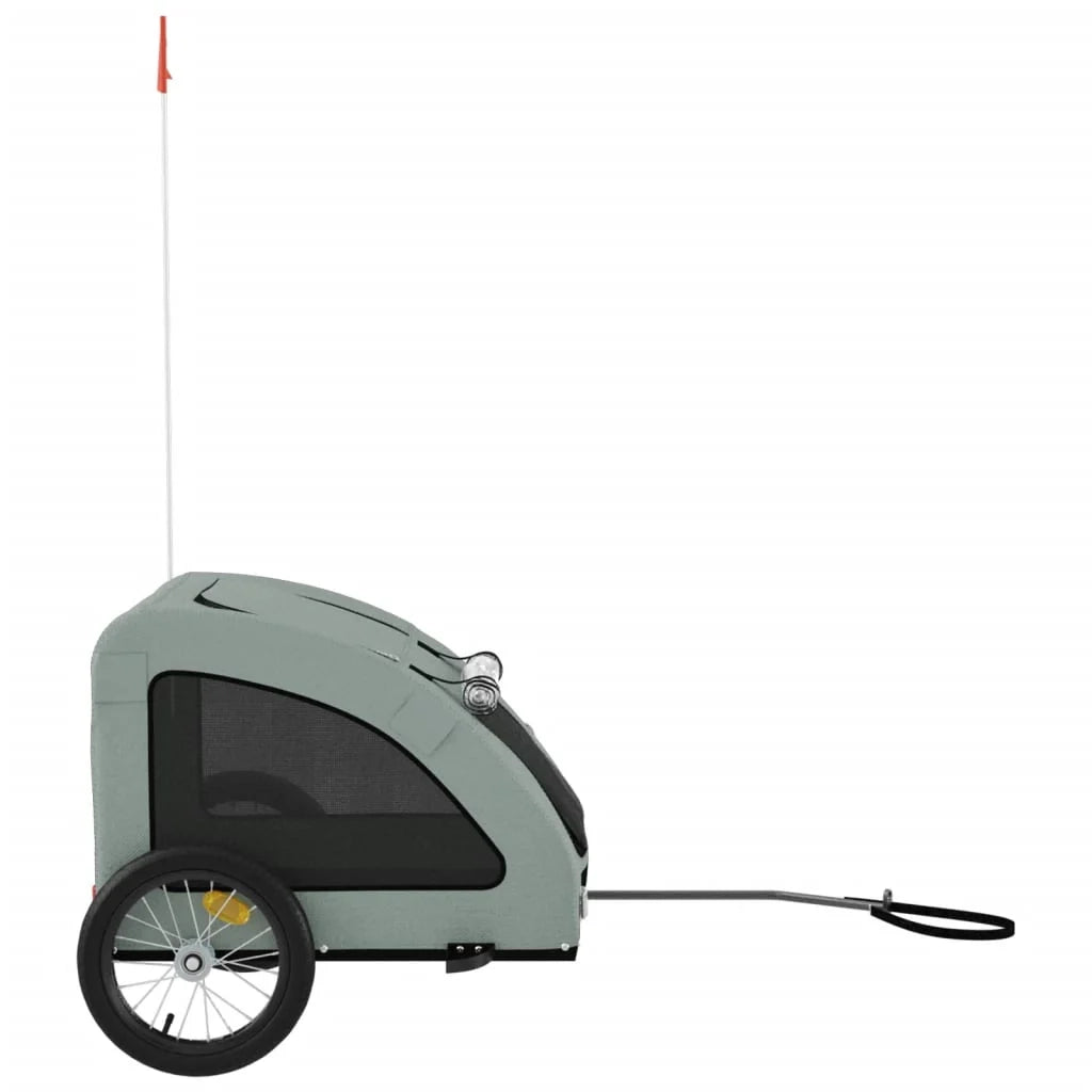 Rimorchio/carrello per animali domestici grigio 02_0044209