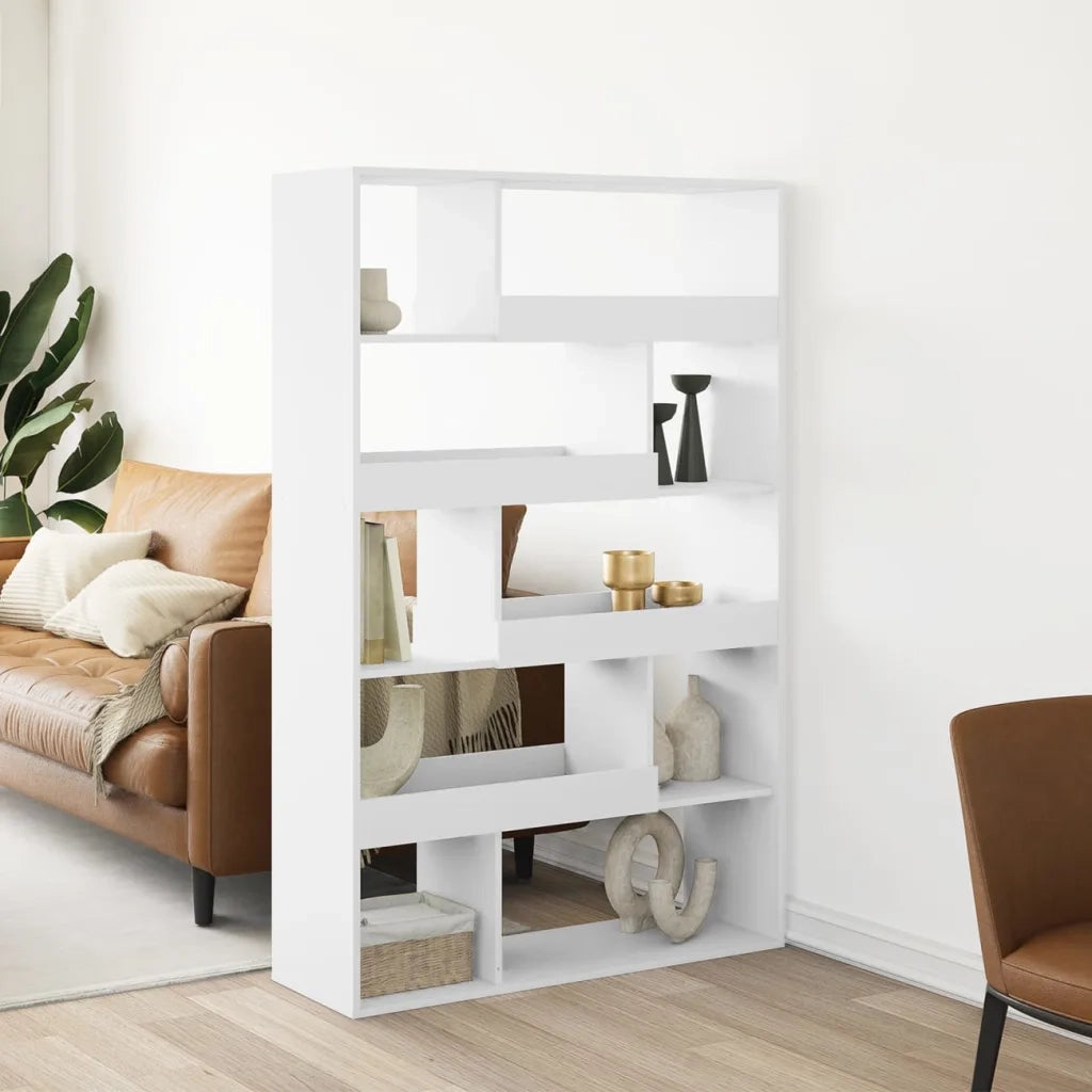 Divisorio Stanza | Paravento | Divisorio Ambienti Bianco 100x33x156,5 cm in Truciolato