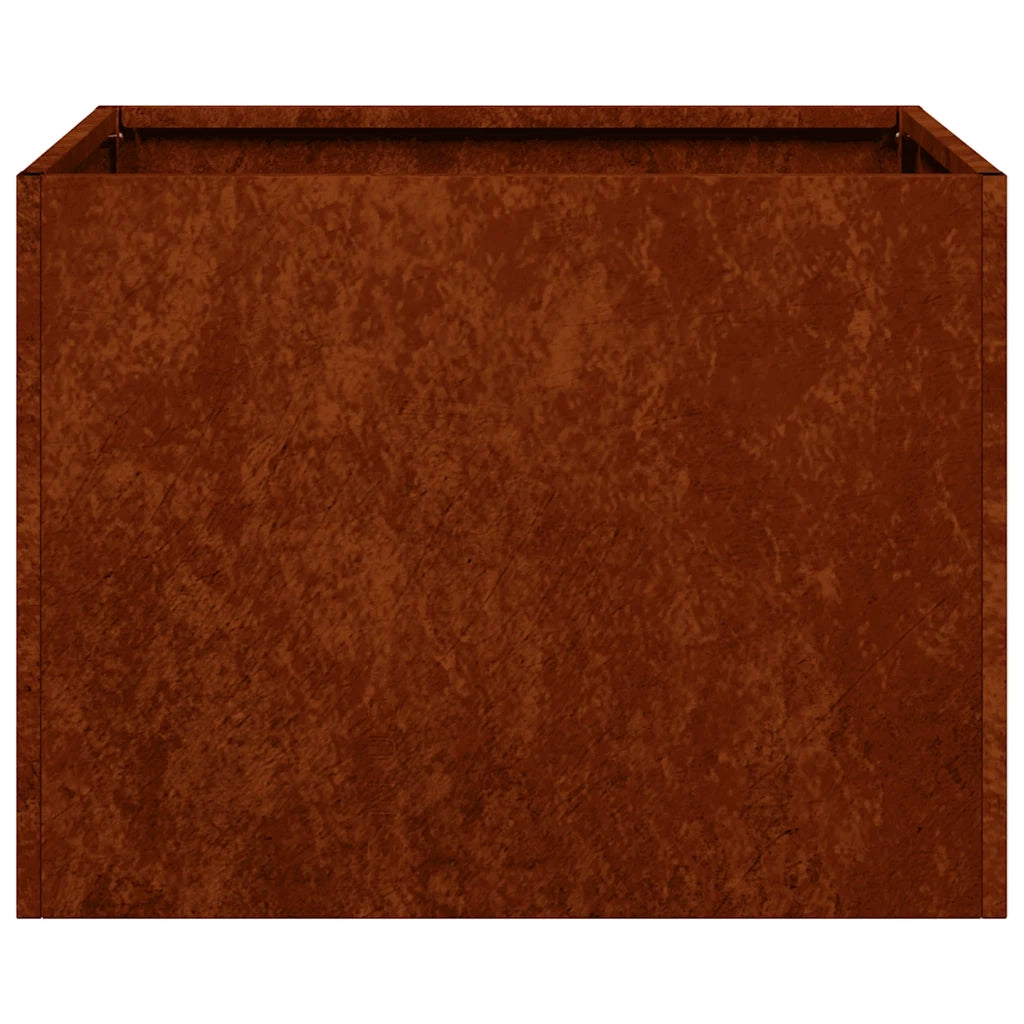Fioriera Arrugginita 40x40x30 cm in Acciaio Corten 860800