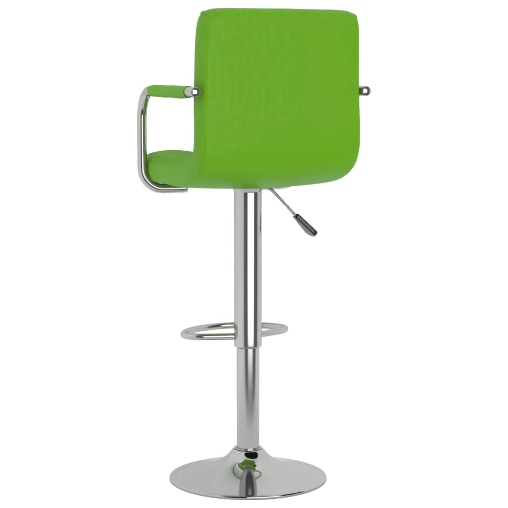 Sgabelli da Bar 2 pz Verdi in Similpelle 334602
