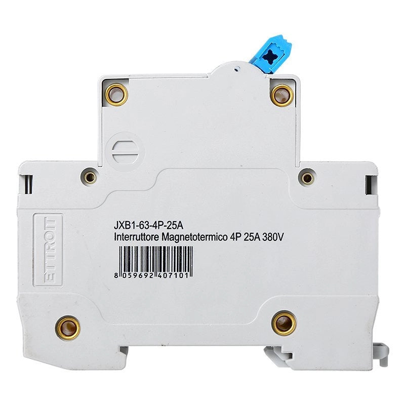 Interruttore Magnetotermico Automatico 4P 25A 6000A 220V 380V Salvavita Stotz Occupa 4 Moduli DIN